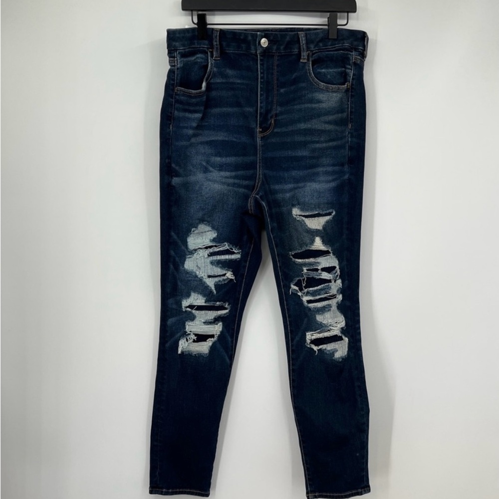 American Eagle Outfitters Blue Ankle Jeans